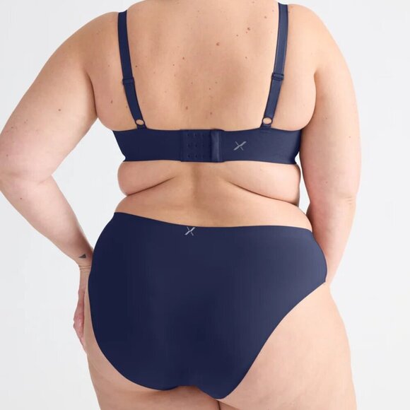 Knix WingWoman Contour Bra-Midnight Blue Wireless Bra- Size 7+ - Picture 3 of 12